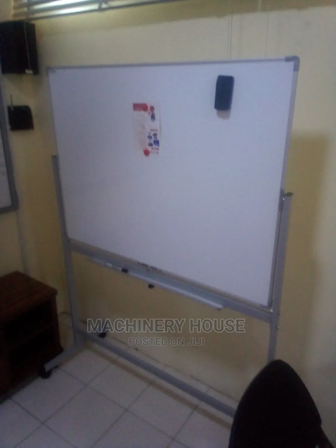 Magnetic Whiteboard Revolving Double Sided Magnetic