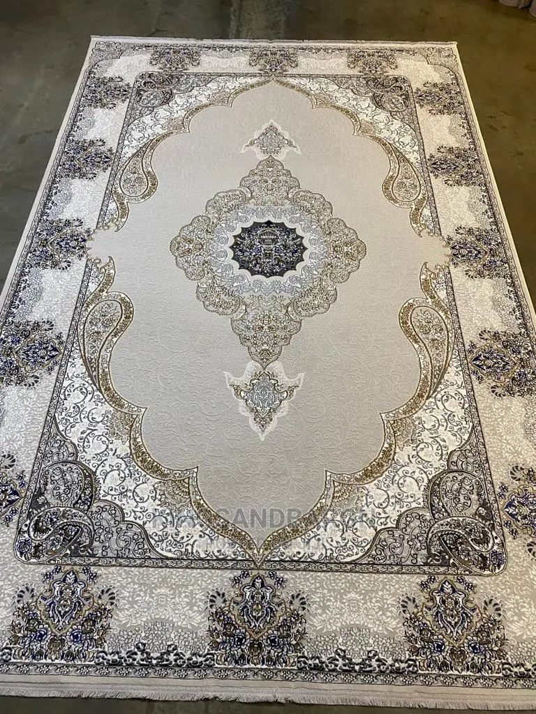 7*10ft Gray/Beige/Cream Turkey Premium Center Rug(4*6,5*7 )
