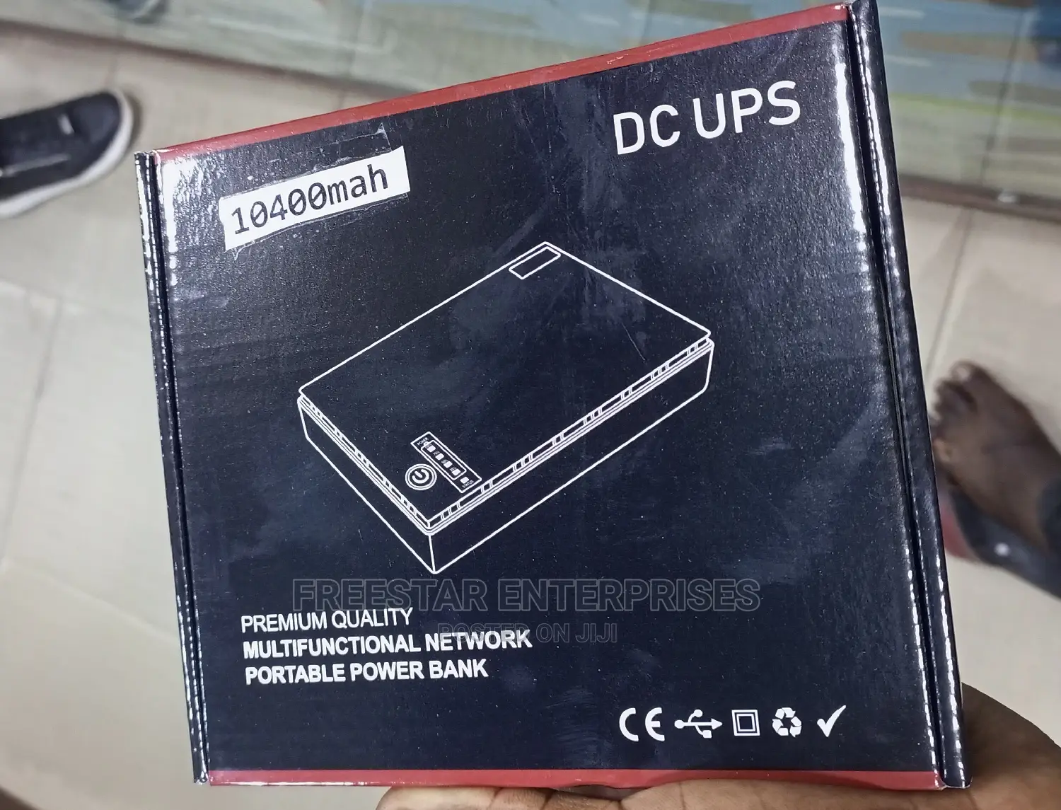10400mah DC UPS Mini UPS Battery Backup. Router Power Bank.