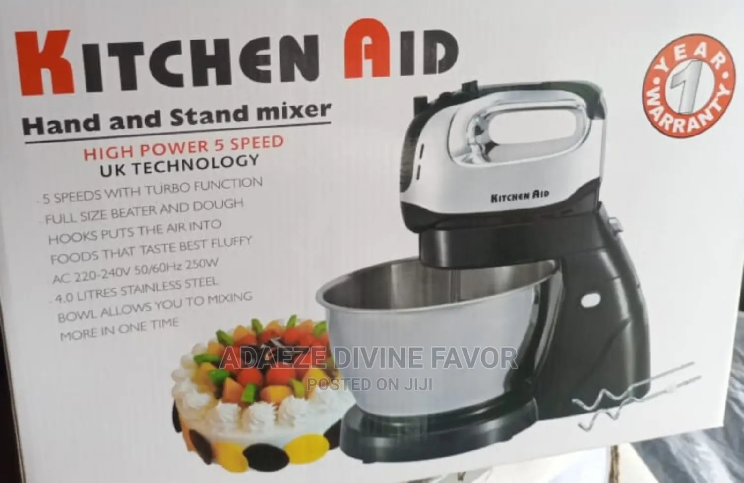 Kitchen Aid Hand And Stand Mixer