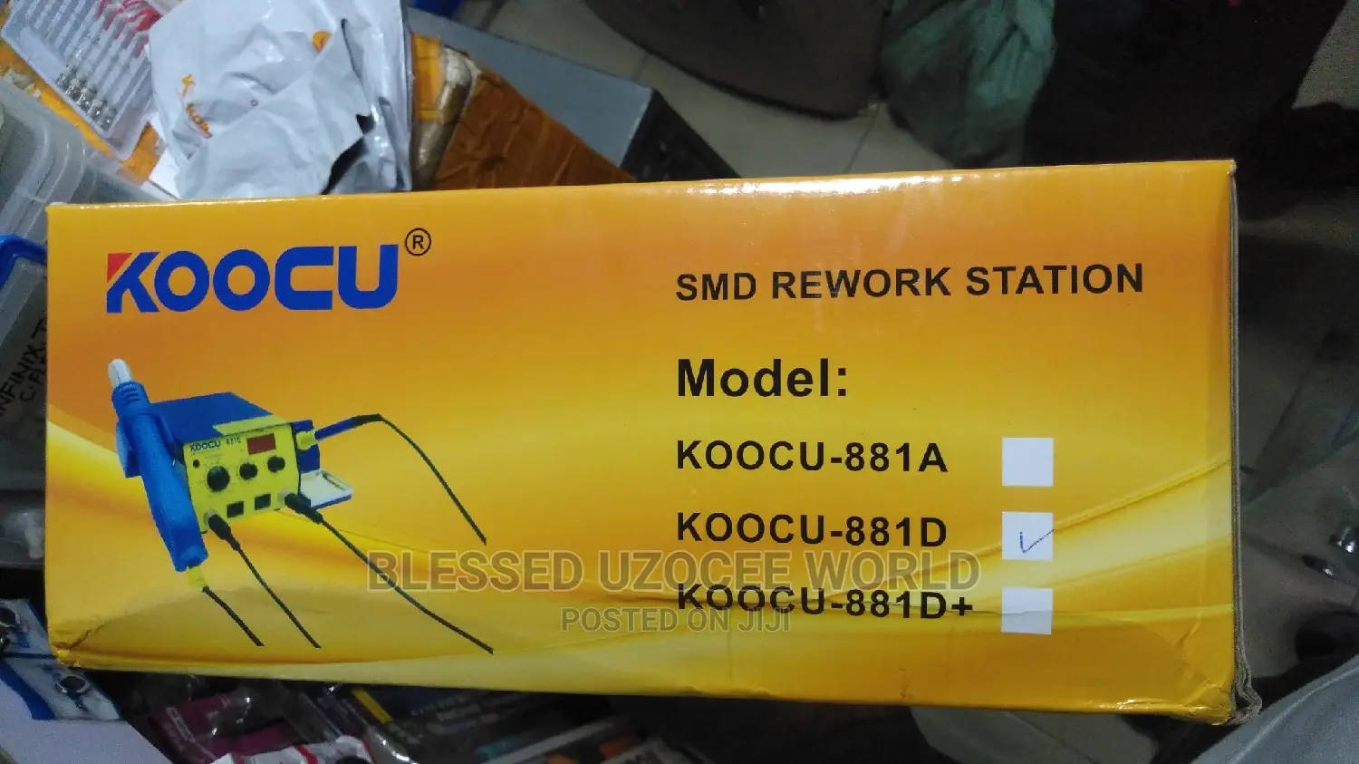 Koocu 881d SMD Soldering Rework Station Hot Air Tool Machine
