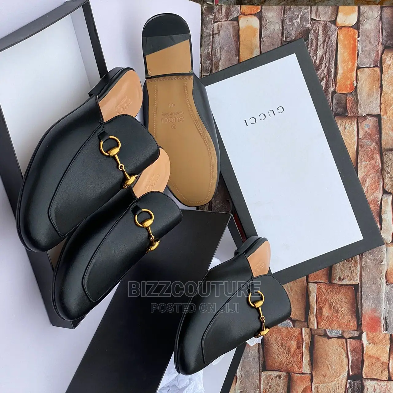 Original GUCCI Half Shoes Available in Store