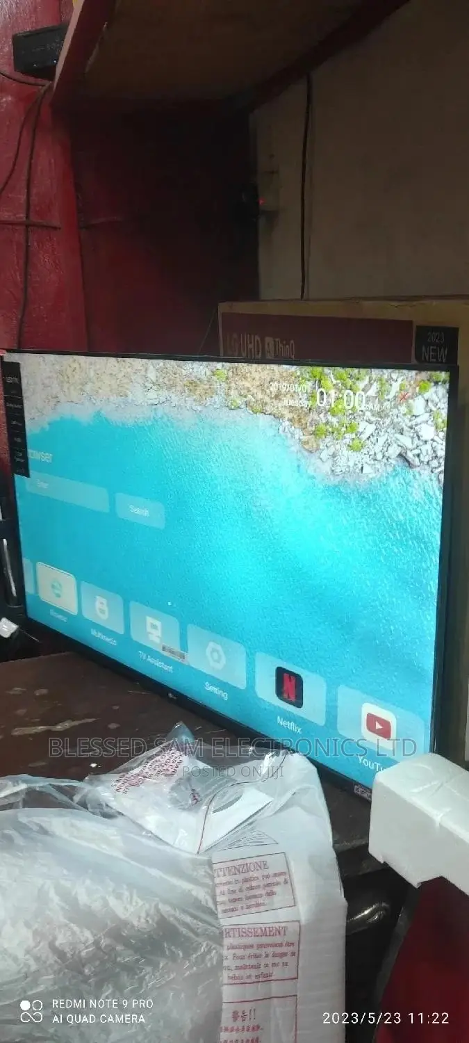 LG UHD Android Flameles Smart Tv (50"Inch)With Netflix Ap