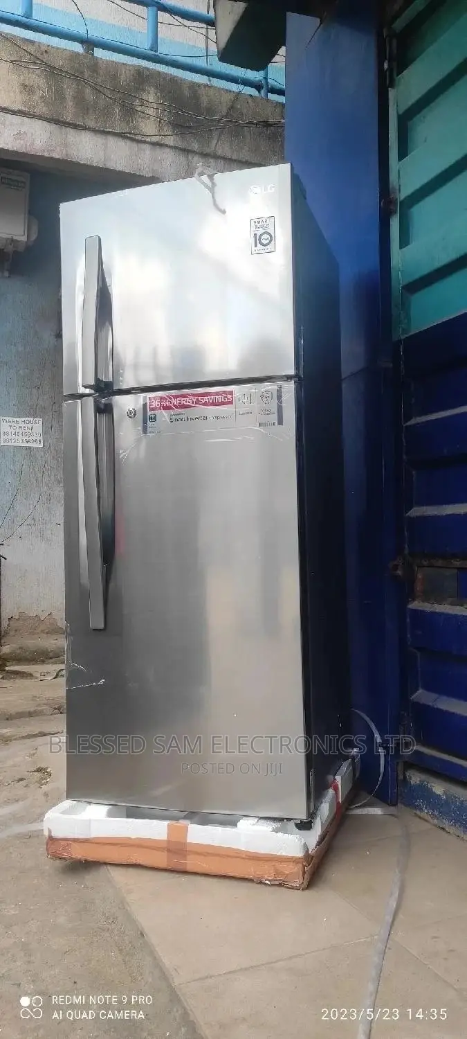 LG Inverter Fridge Double Door 308L Ice Maker Fast Cooling