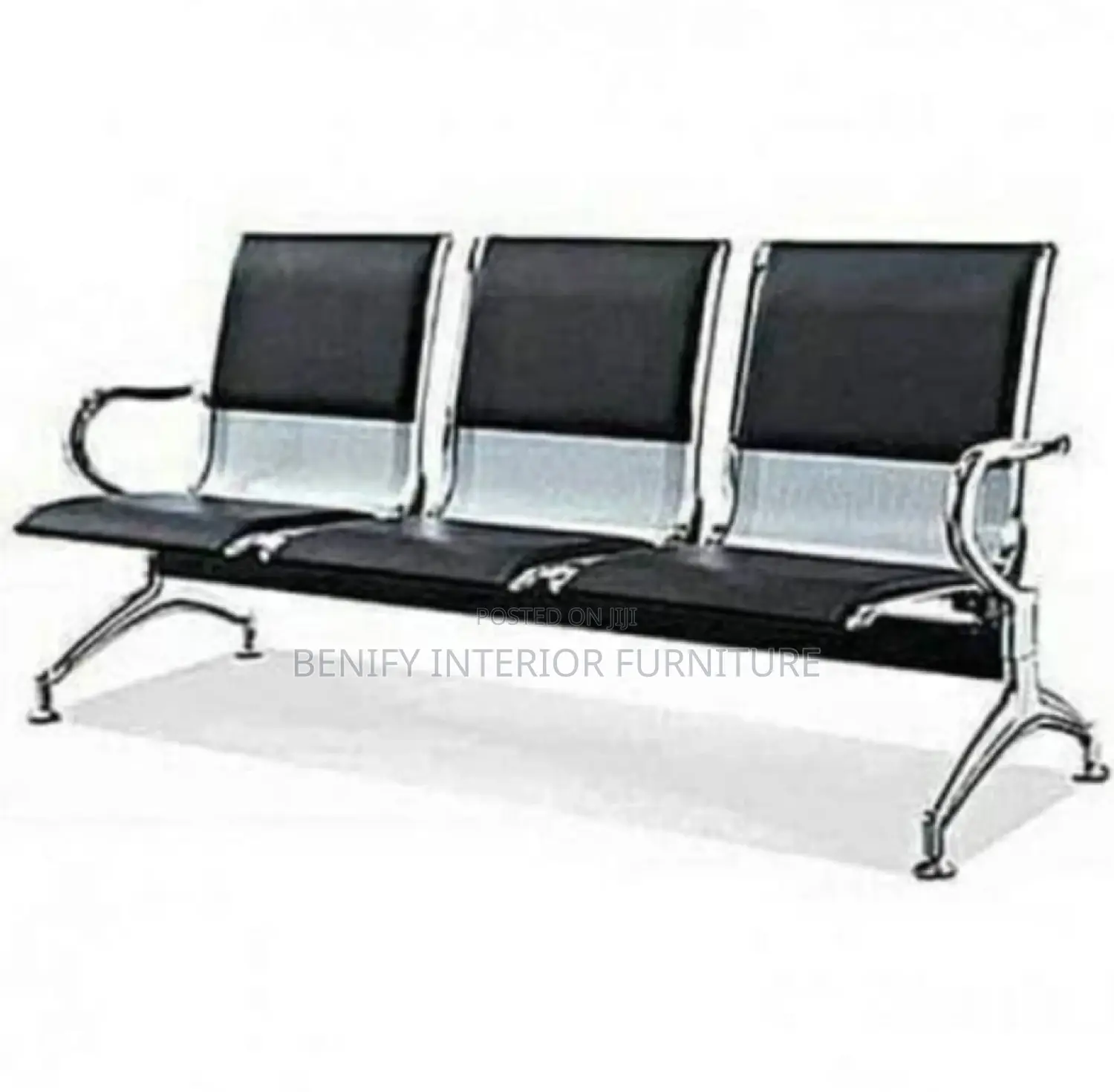 Visitors/Airport Chair With Leather