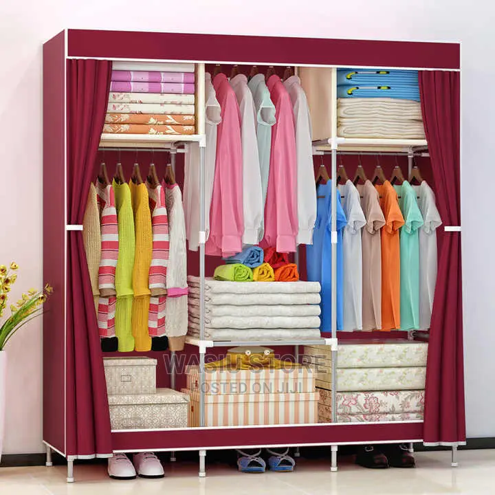 3 Column Portable Wardrobe Closet Storage Organizer