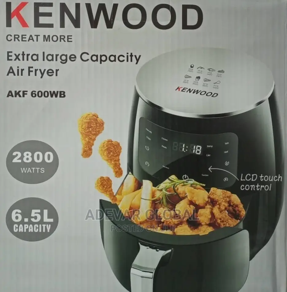 Kenwood 6.5l Air Fryer With Larger Capacity Bowl
