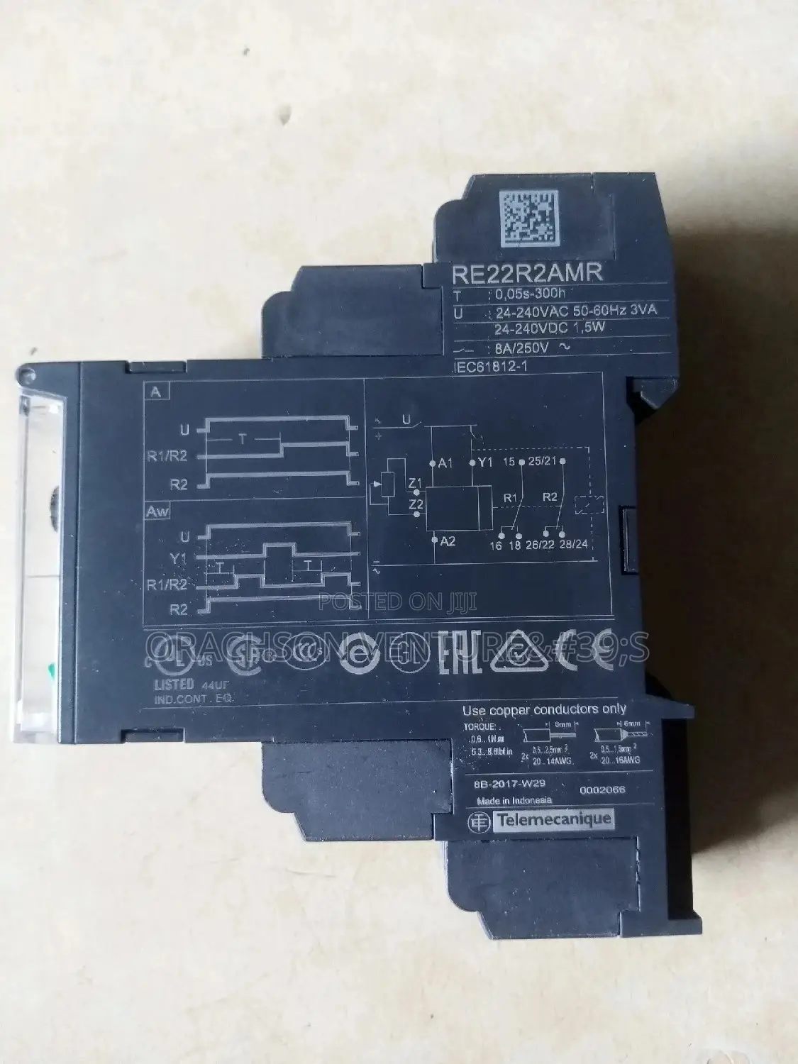 Schneider Timer Relay 0,1-100 Hours