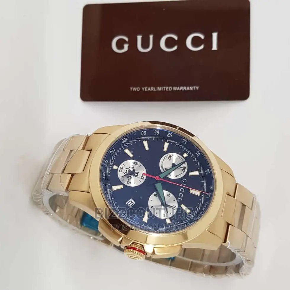 Original GUCCI Gold Stainless Steel Available in Store