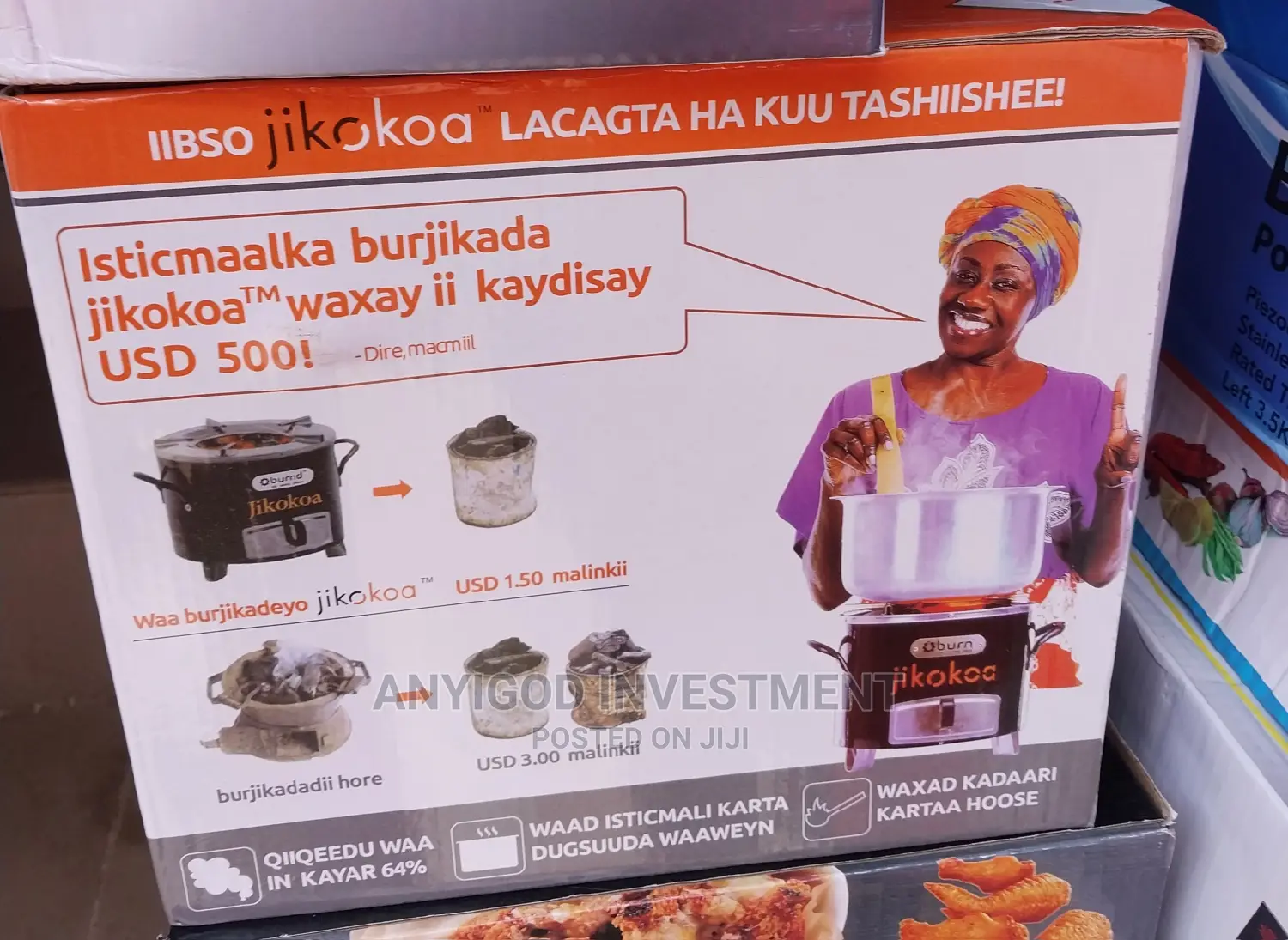 Deep Jikokoa Charcoal Cooking Stove