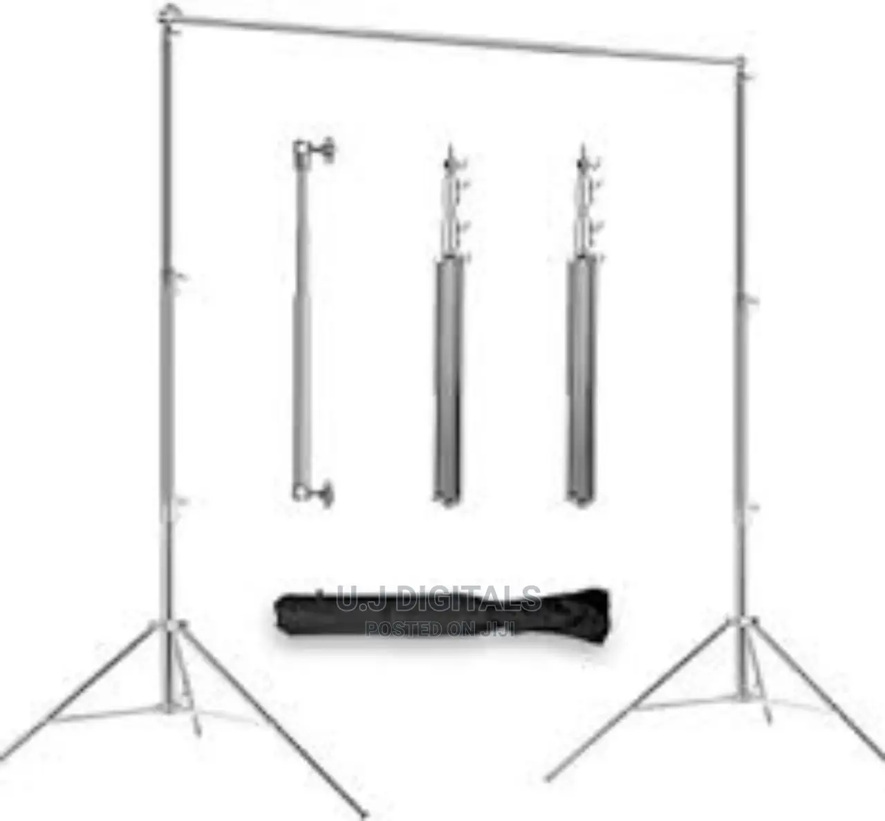 Sliver Mobile Background Stand