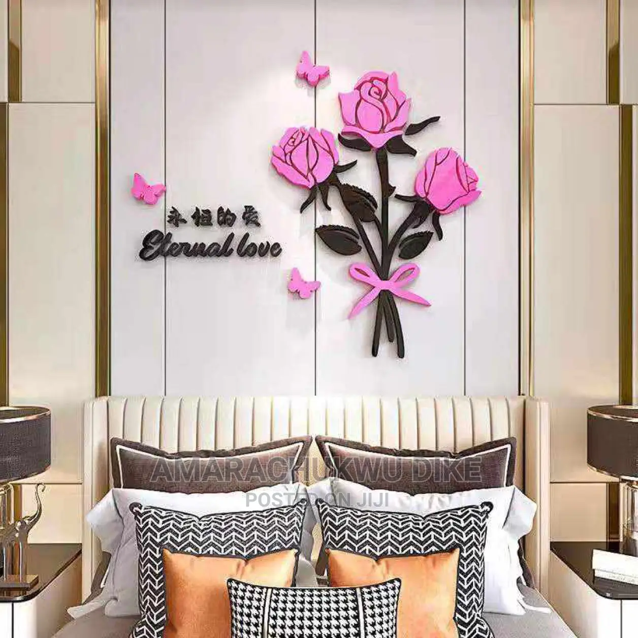 Wall Art Design, Vinyl Plastic-Made Sticker, Wall Decor,