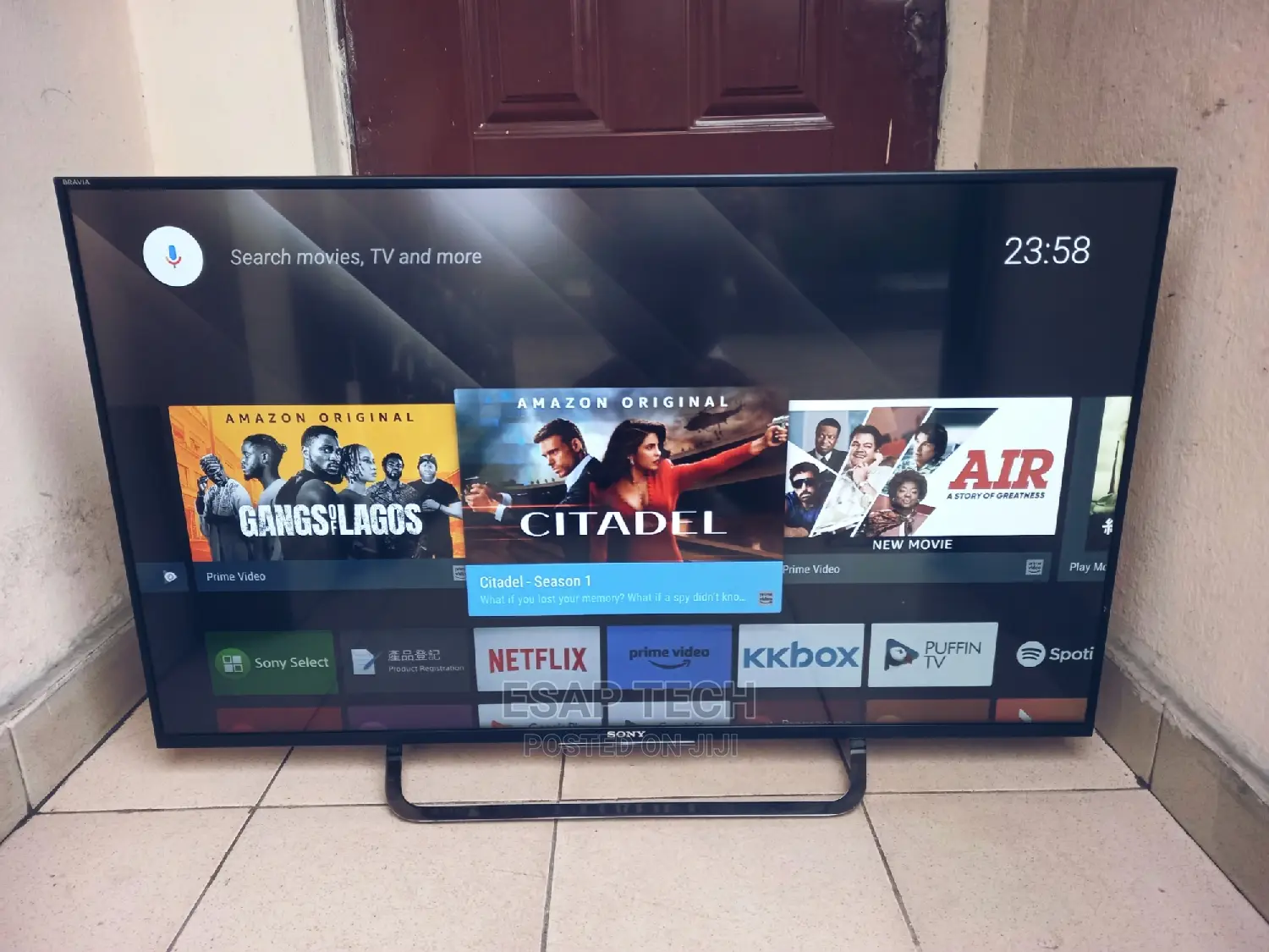 Sony 43 Andorid Tv. Display With Free Netflix Login