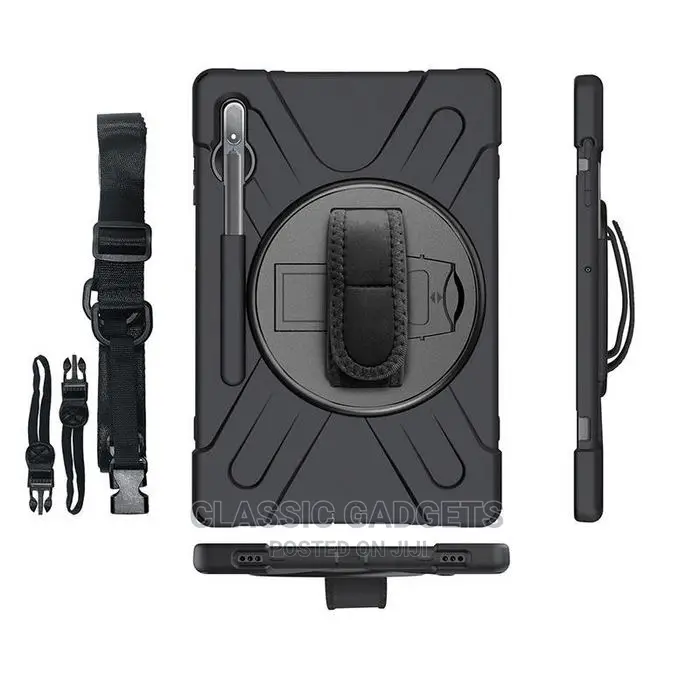 Rugged Case With Hand Strap for Samsung Galaxy Tab S7/S8