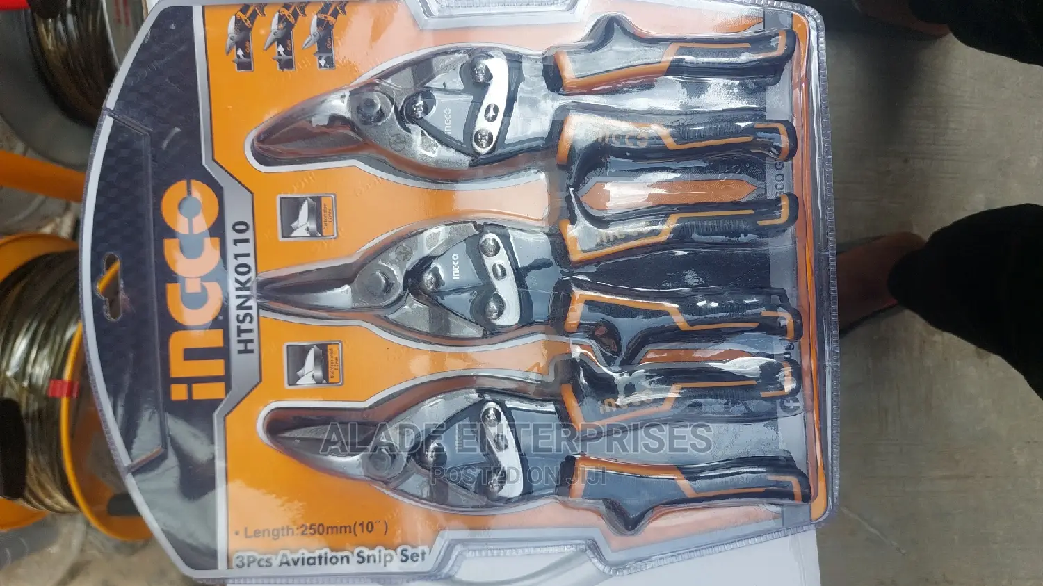 3 Pack Aviation Tin Snips Set Left Right Straight Offset Tin