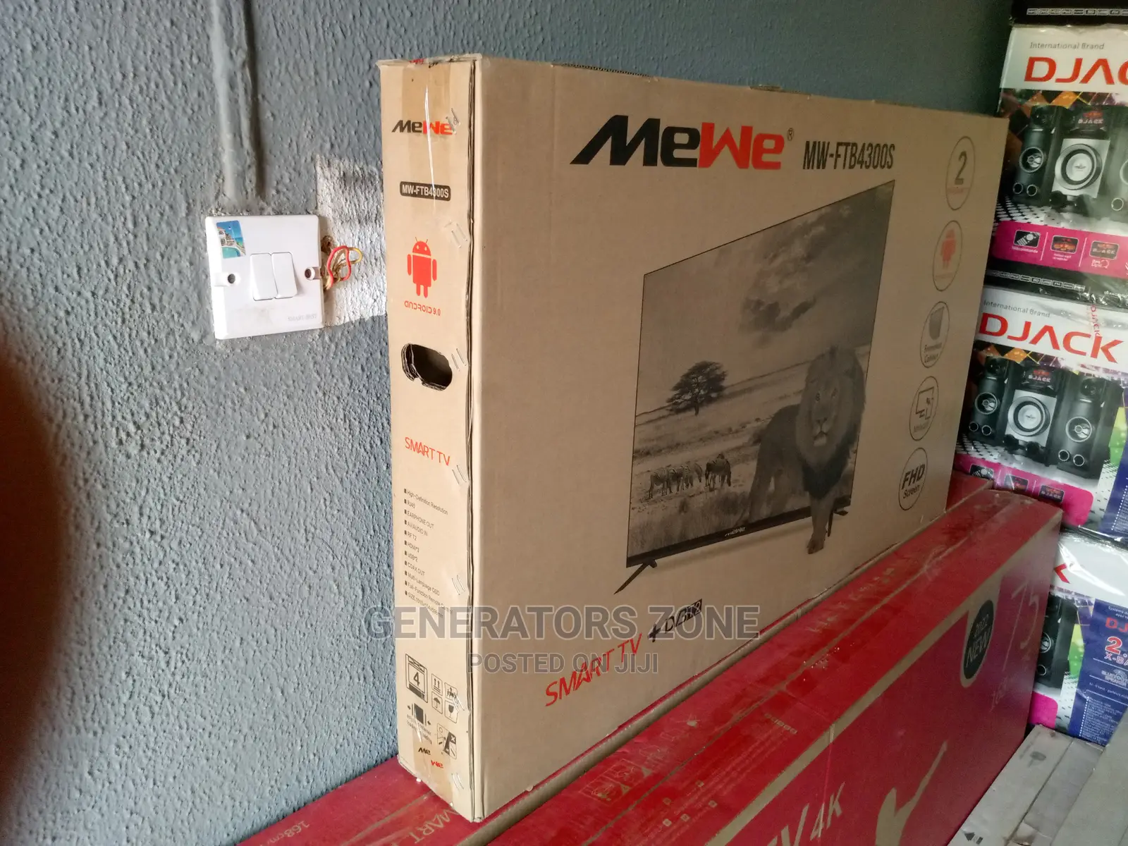 Classic Mewe 43-Inch FHD LED Smart TV + Miracast+Wifi