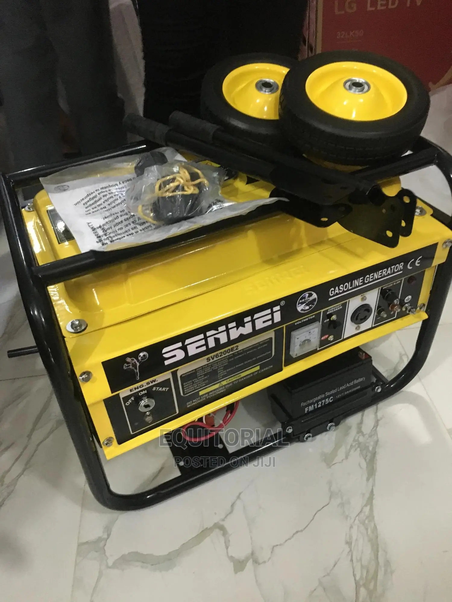 Senwei 4.5kva Sv6200e2 Low Oil Warning System Generator