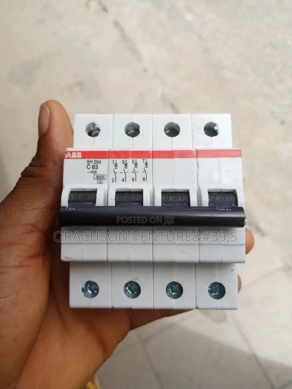 63amps 4pole MCB
