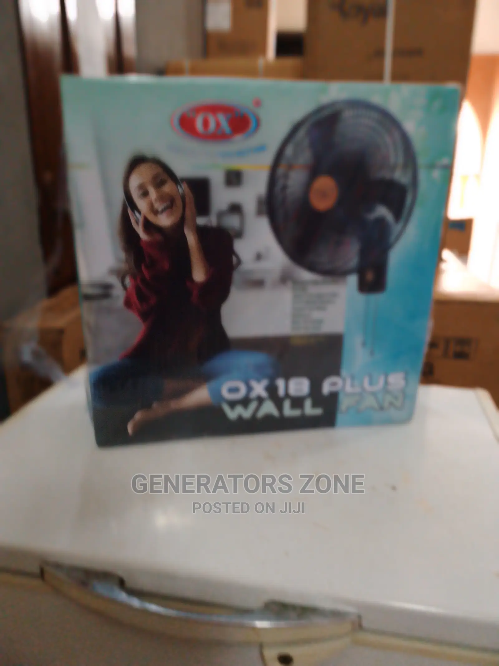 Brand New 18'' Ox 18 Plus Wall Mounted Fan