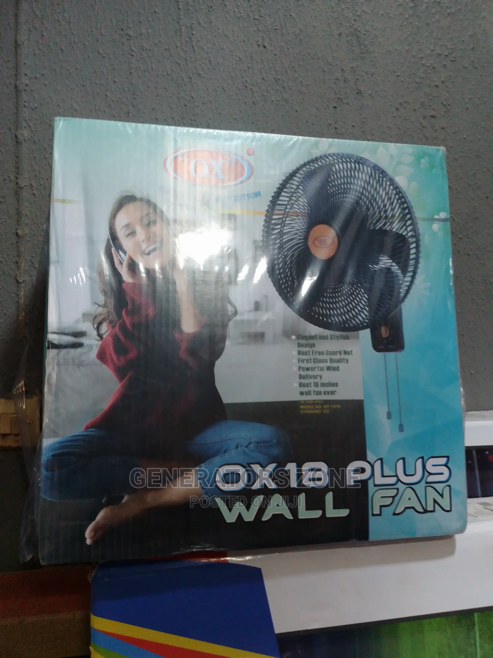 Fast Cooling OX 18'' PLUS Wall Fan