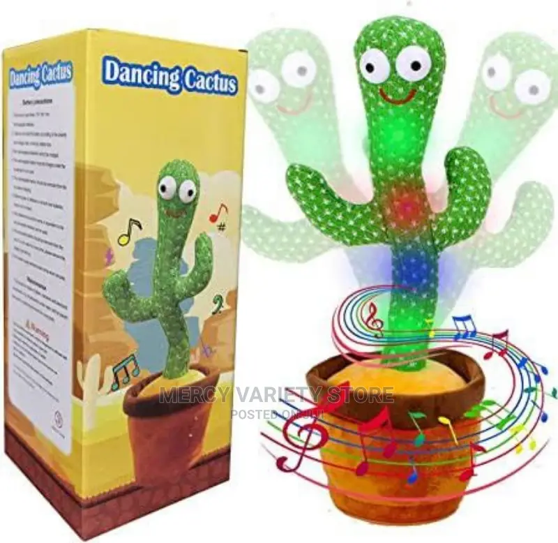 Singing and Dancing Baby Toy Cactus