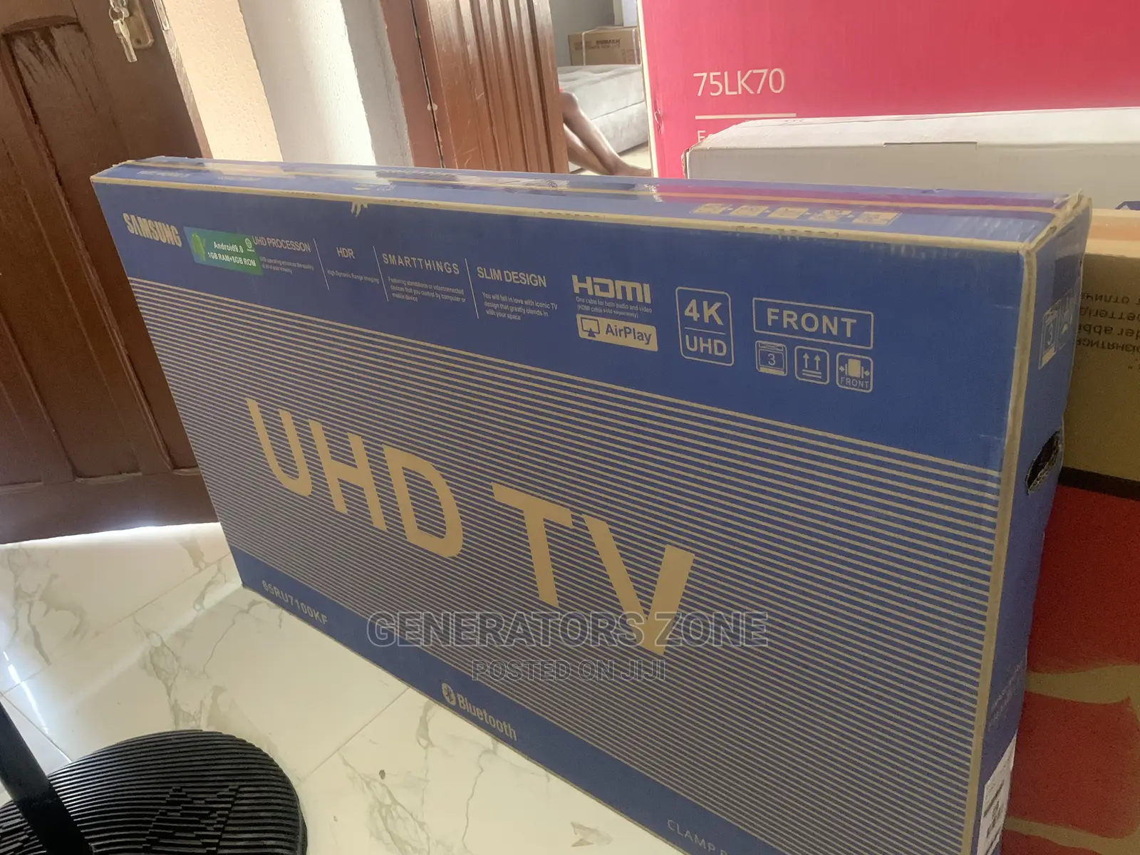 Samsung 65'' Uhd LED Smart TV With a Year Warranty