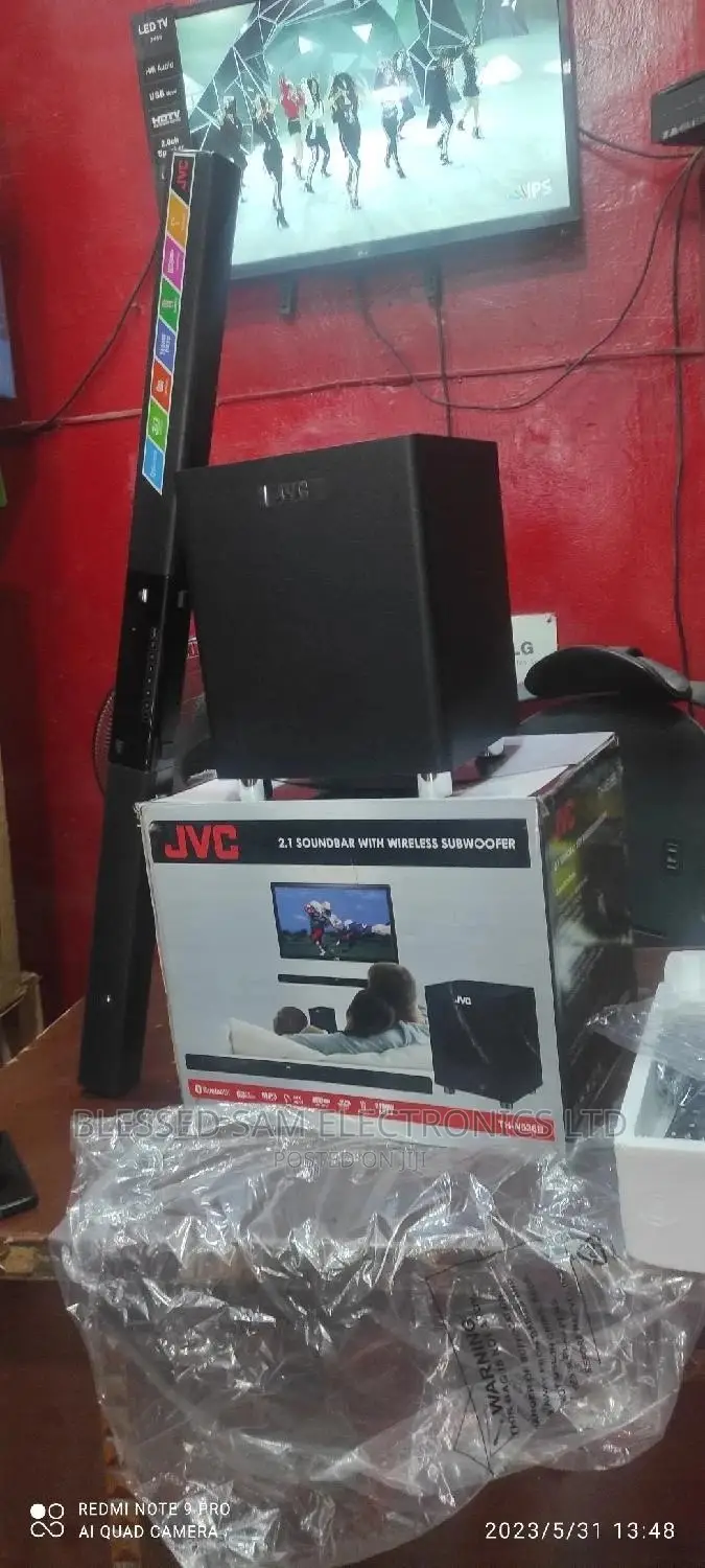 New One>JVC Wireless Sound Bar(2400watts)Powerful Bass 2yrs