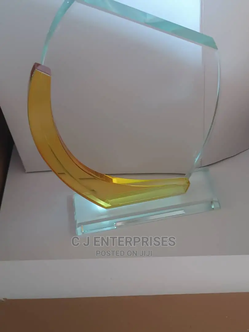 Glass Award Plaque Y78
