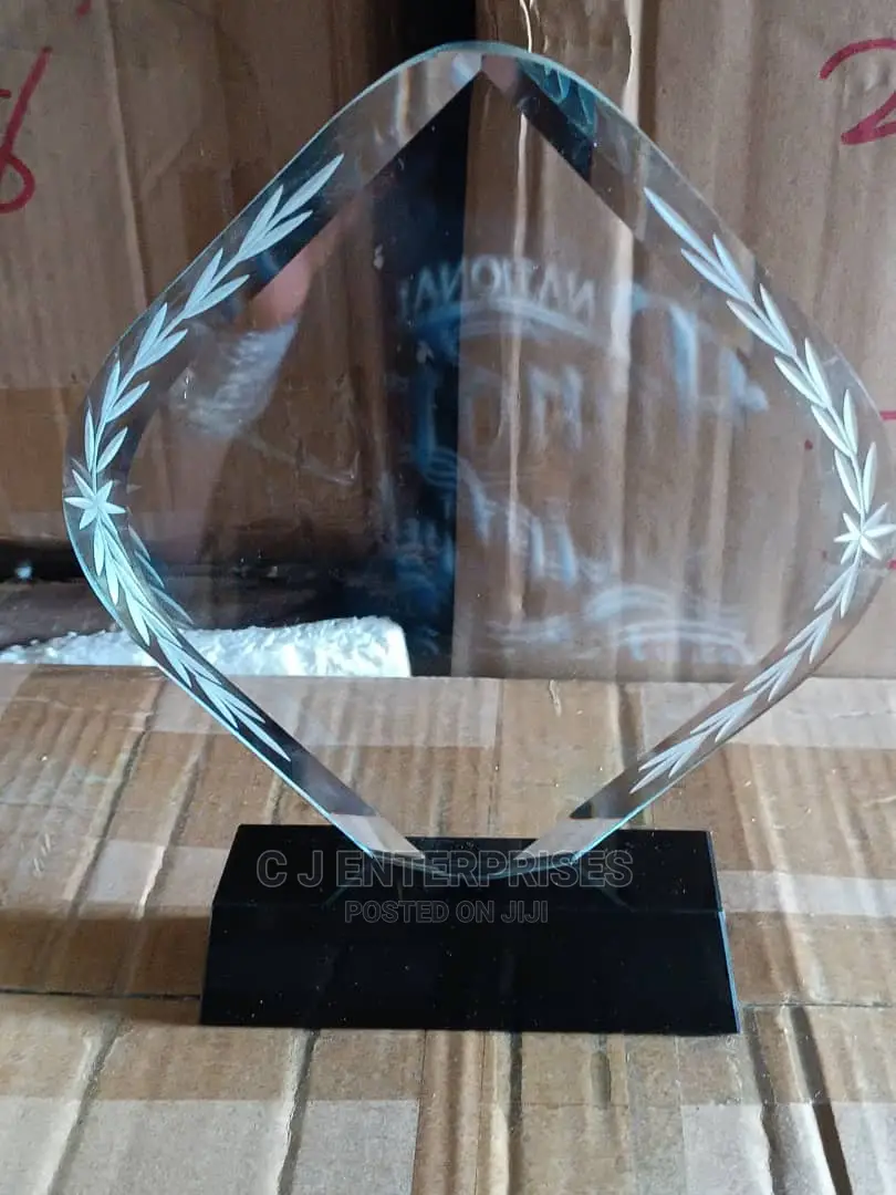 Glass Award Plaque X34