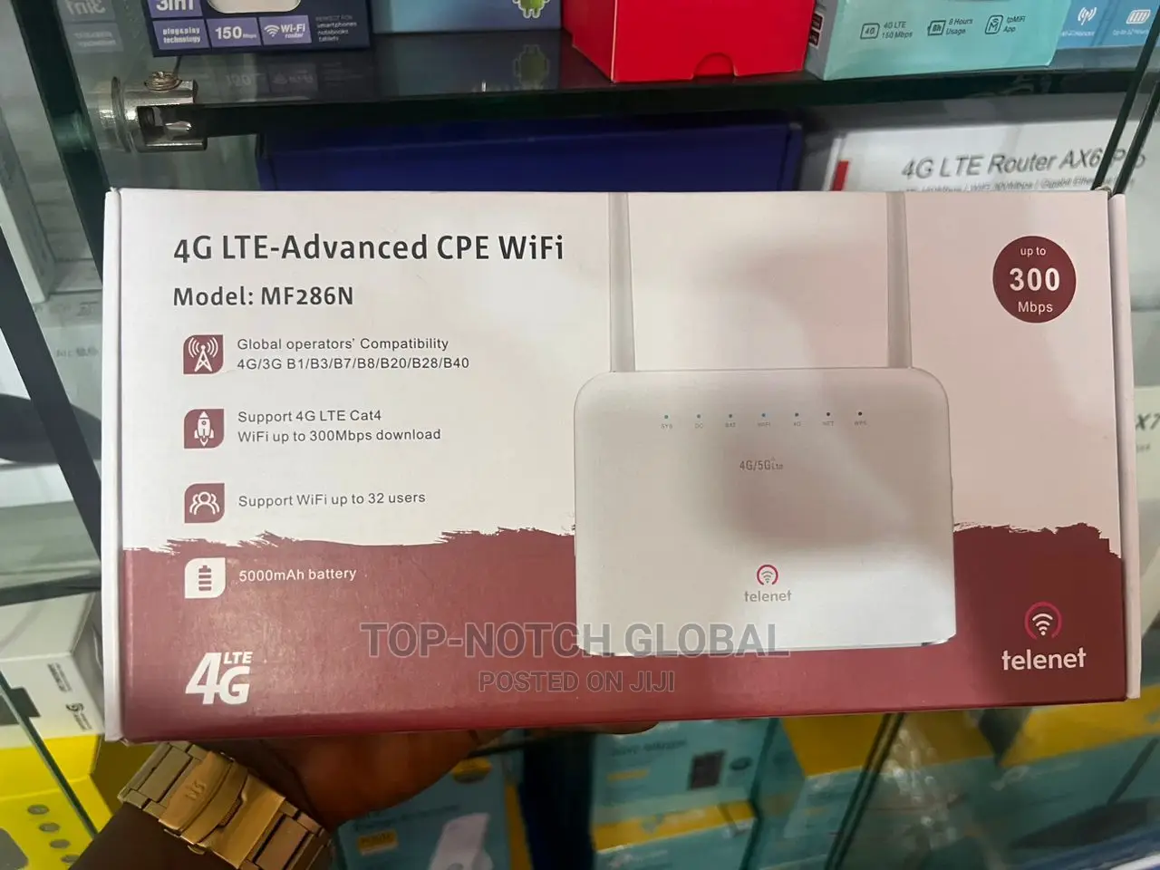 Telenet Mf286n 4G LTE Advanced Cpe Wifi