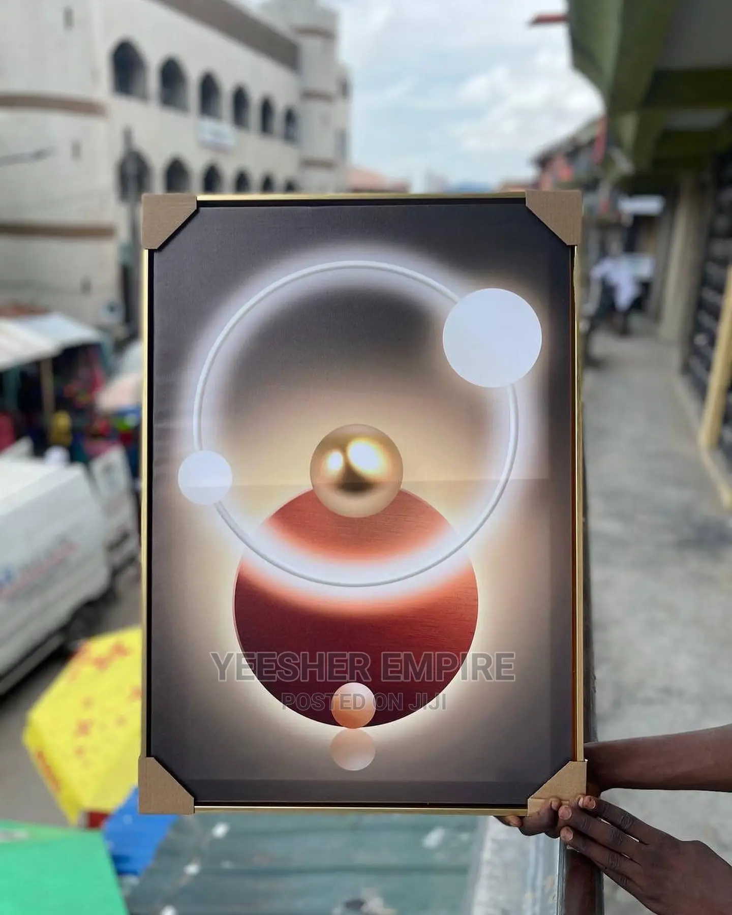 Luxury Canvas Frames With Gold Edge