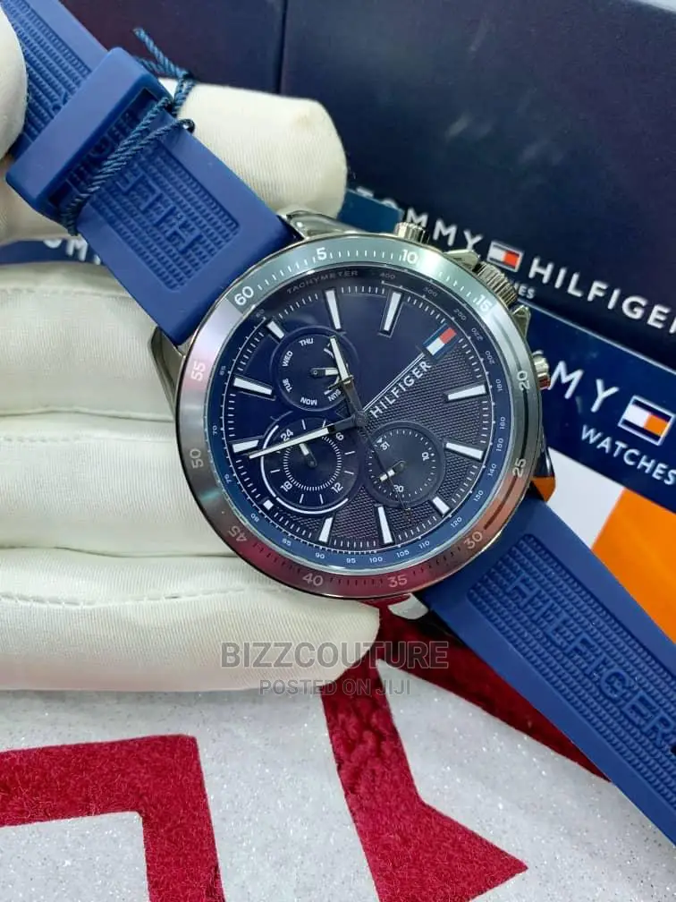 Original TOMMY HILFIGER Rubber Strap Available in Store