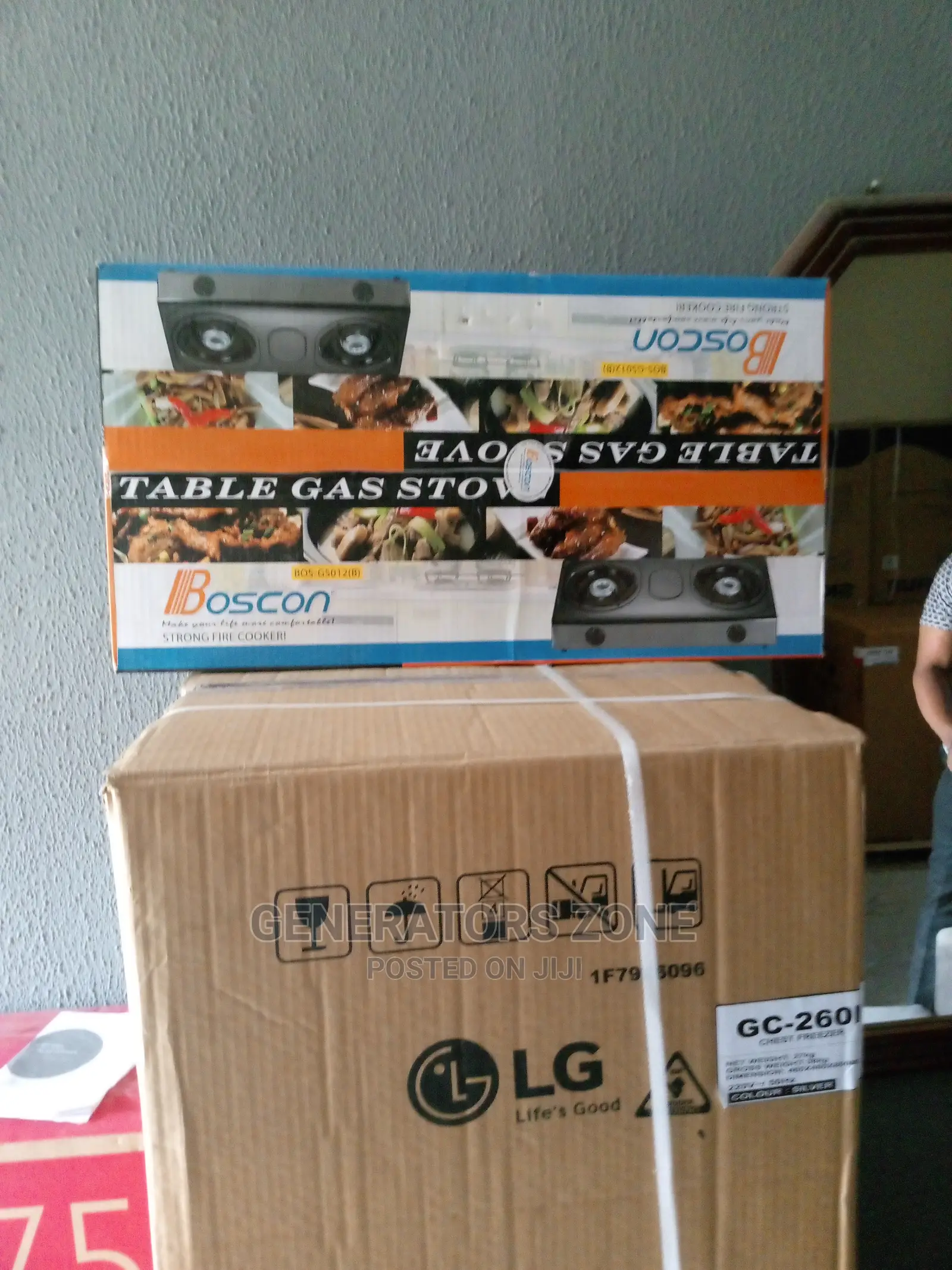 Portable 2 Burner Table Gas Stove (Boscon)