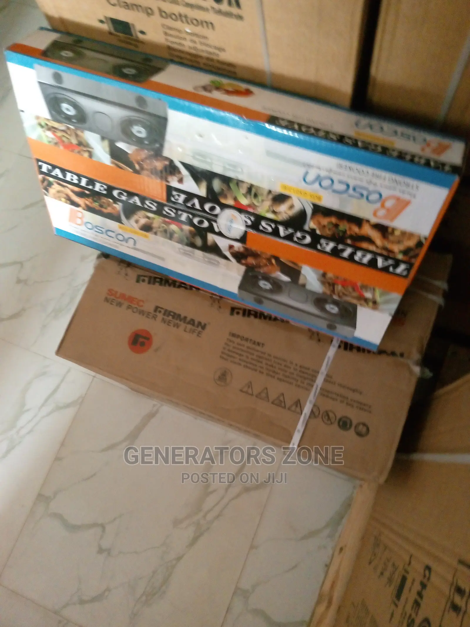 Double Burner Table Top Boscon Gas Stove