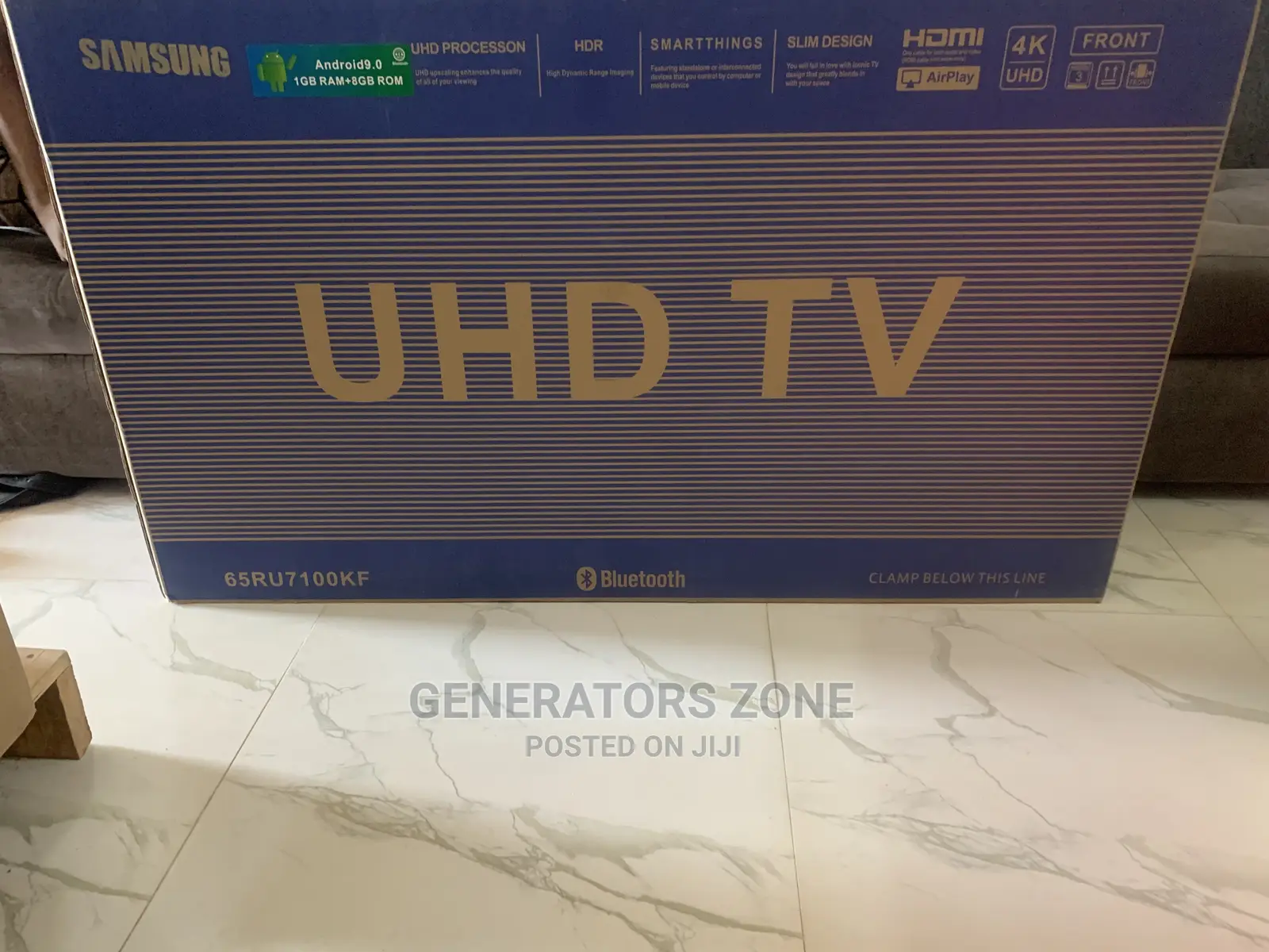 Samsung 65'' LED Smart Uhd Tv+Miracast+Youtube|65ru7100kf