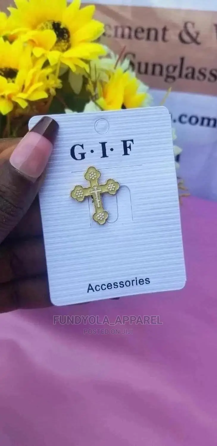 Cross Unisex Brooch