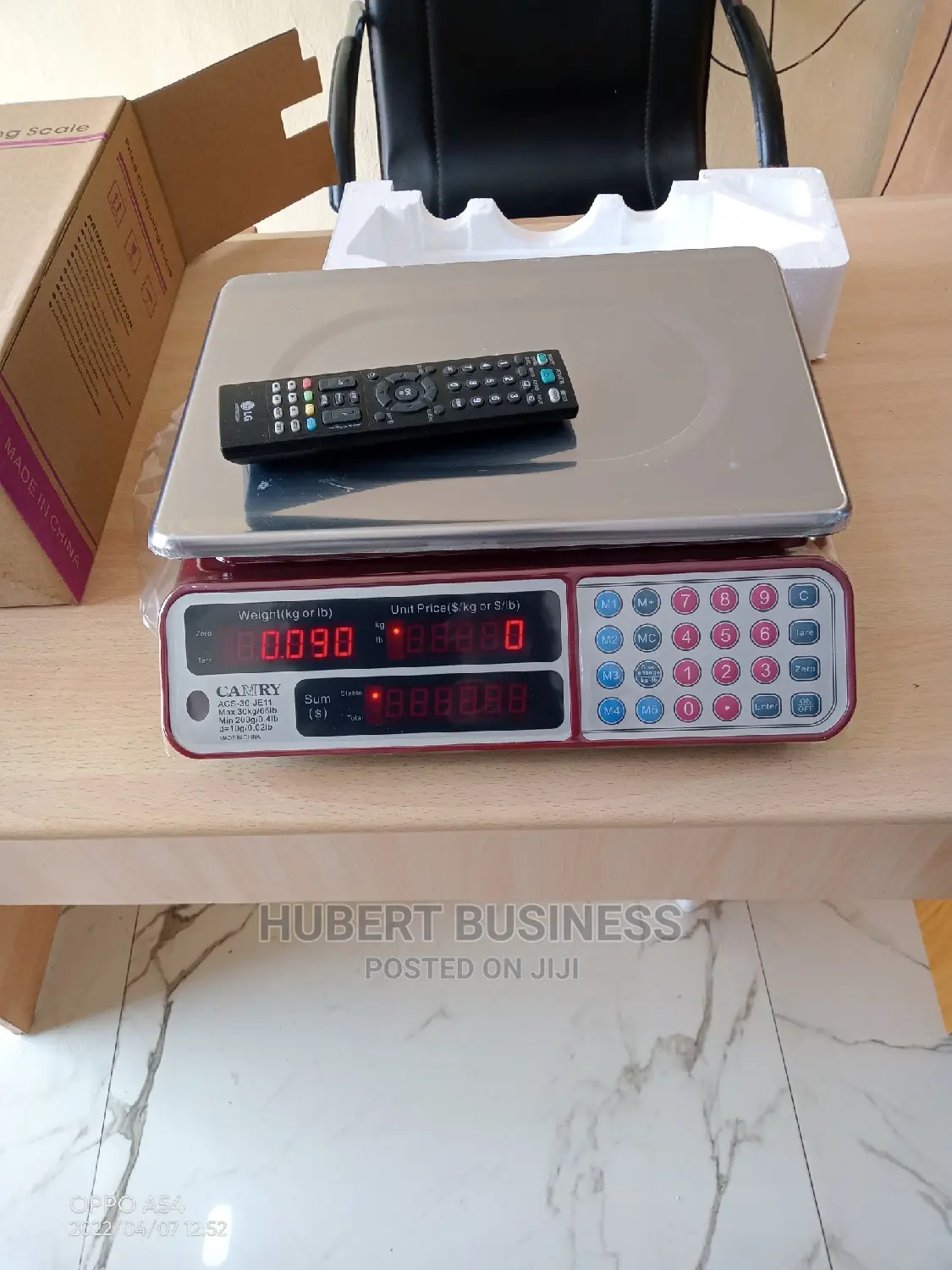 Digital Scale 30kg Original Camry