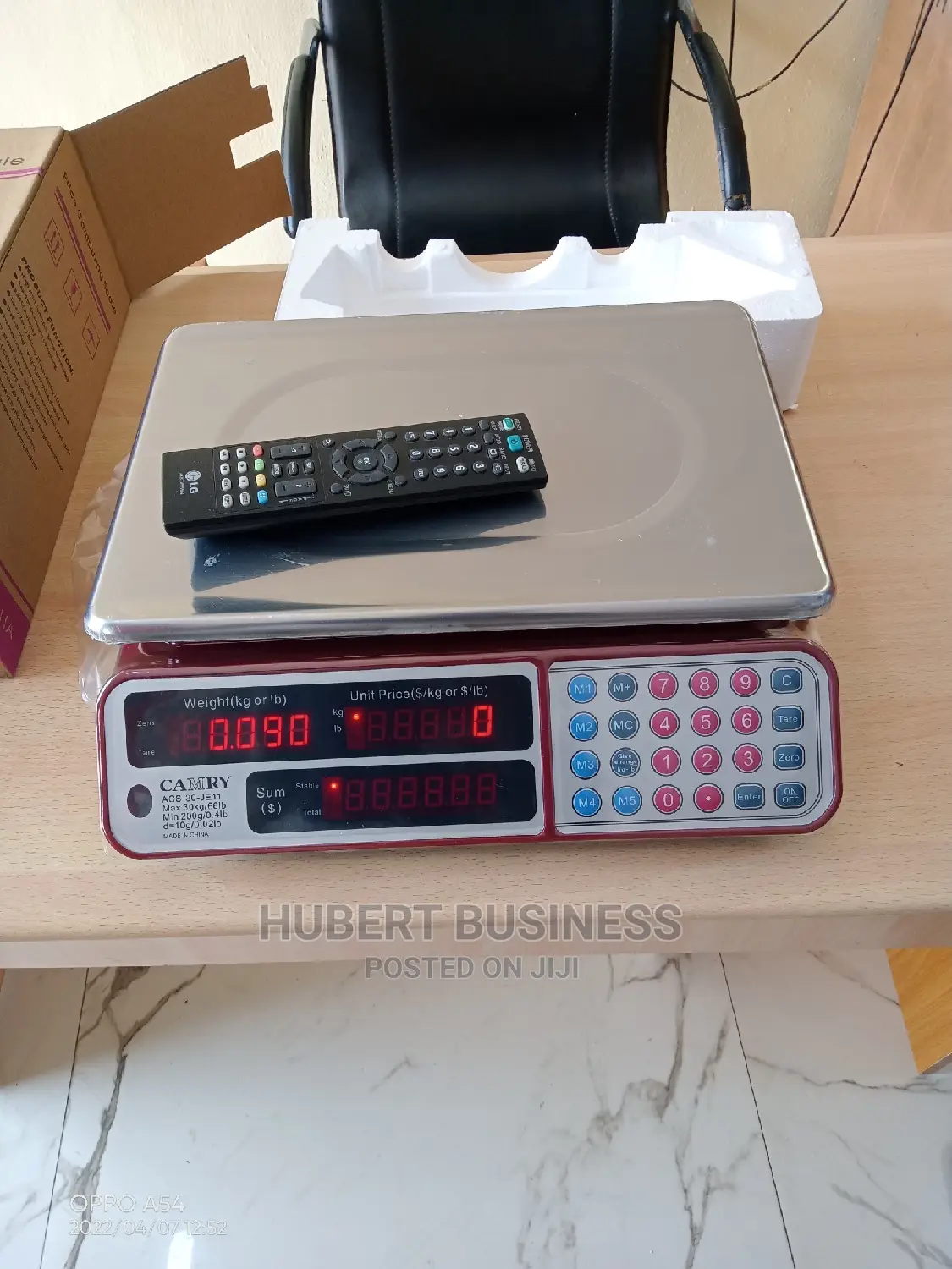 Digital Scale 30kg Original Camry
