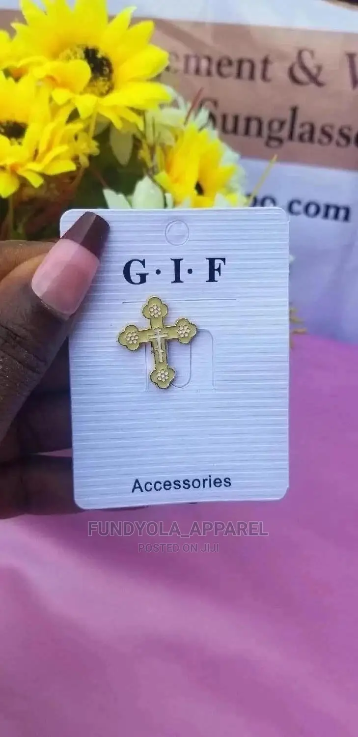 Cross Unisex Brooch