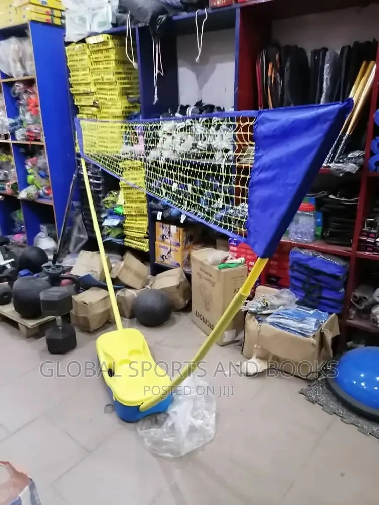 Concrete Usable Badminton Net Stand