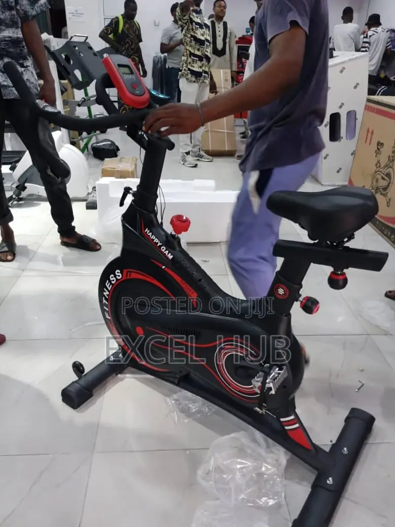 Commercial Spinning Bike Red HOR