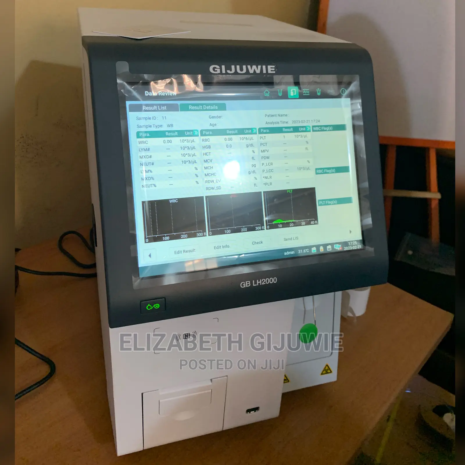 Edan 3parts Hematology Analyzer