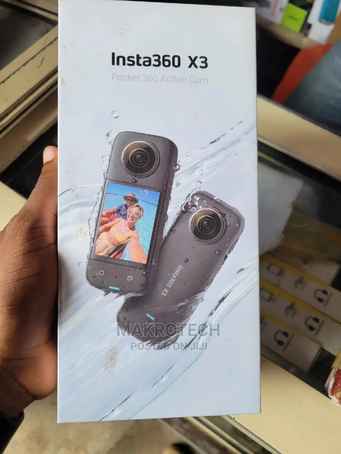 Insta360 X3 - Waterproof 360 Action Camera With 1/2" 48MP