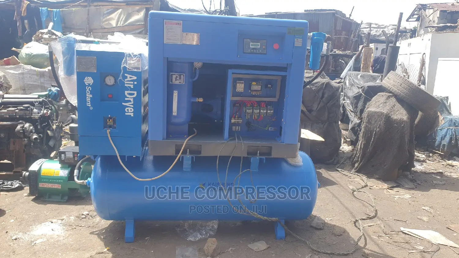 Screw Air Compressor 20hp 10b With Air Dryer