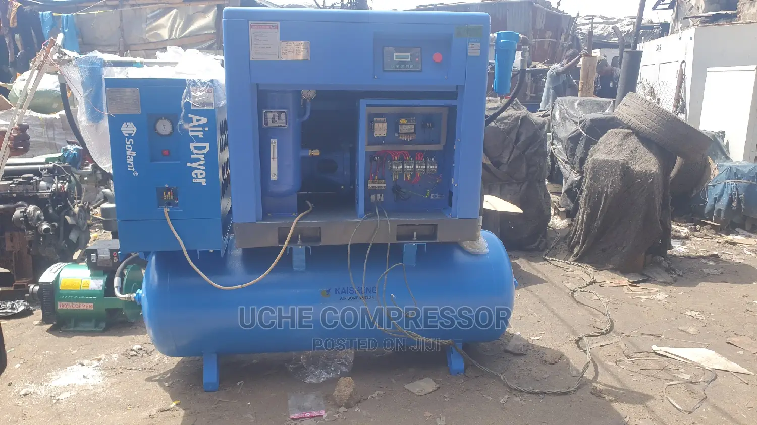 Screw Air Compressor 20hp 10b With Air Dryer