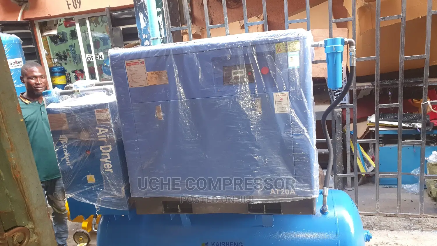 Screw Air Compressor With Air Dryer 500L 20hp