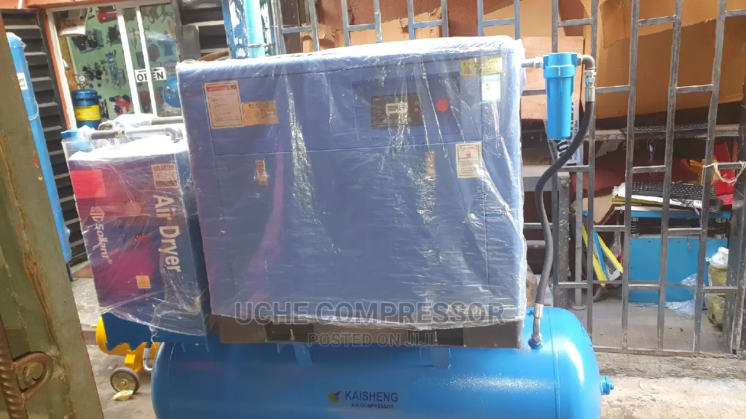 Screw Air Compressor With Air Dryer 500L 20hp