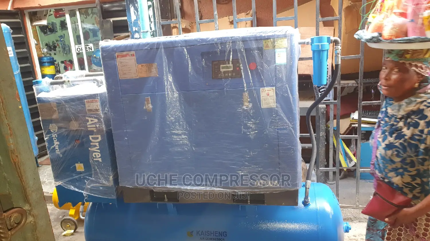 Screw Air Compressor With Air Dryer 500L 20hp