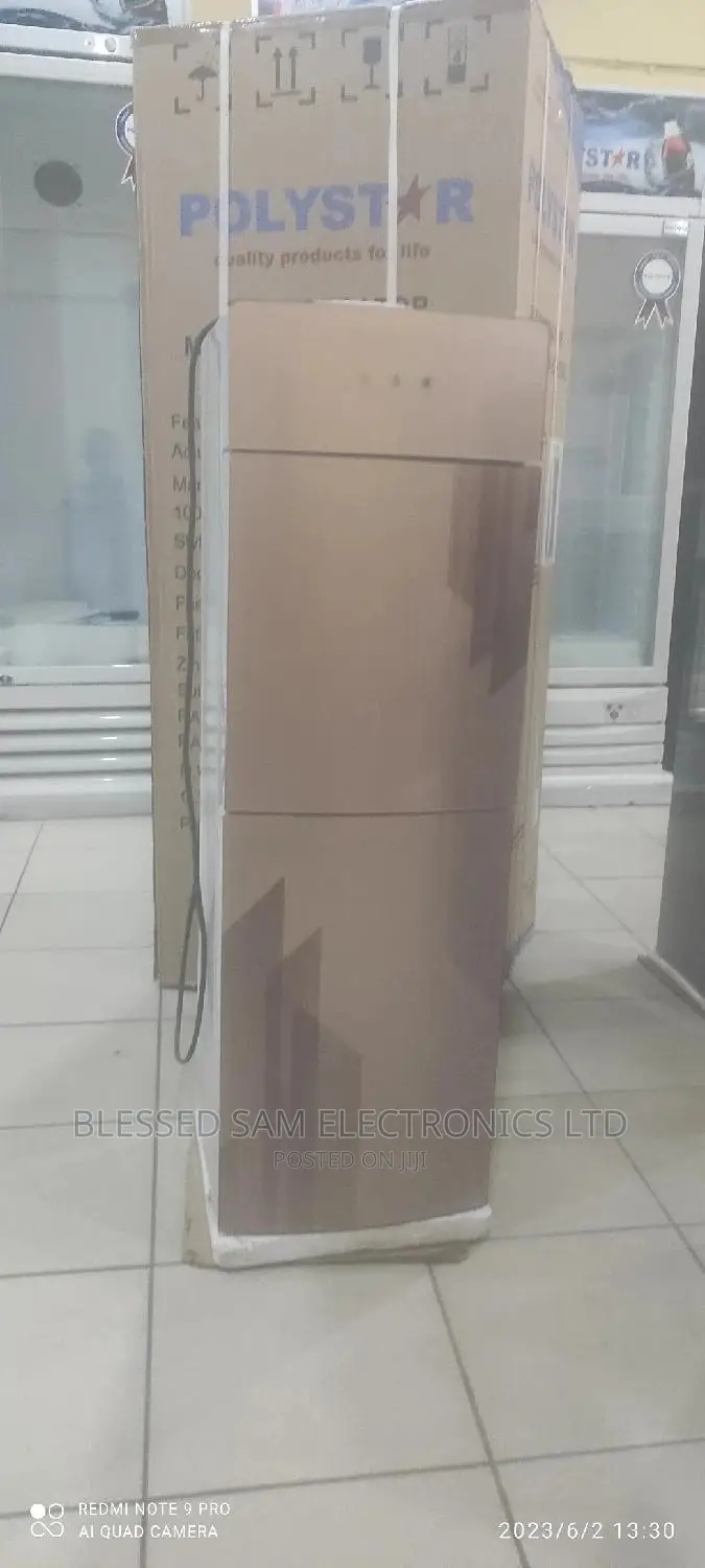 New Polystar Water Dispenser With Fridge ( Hot and Cold )