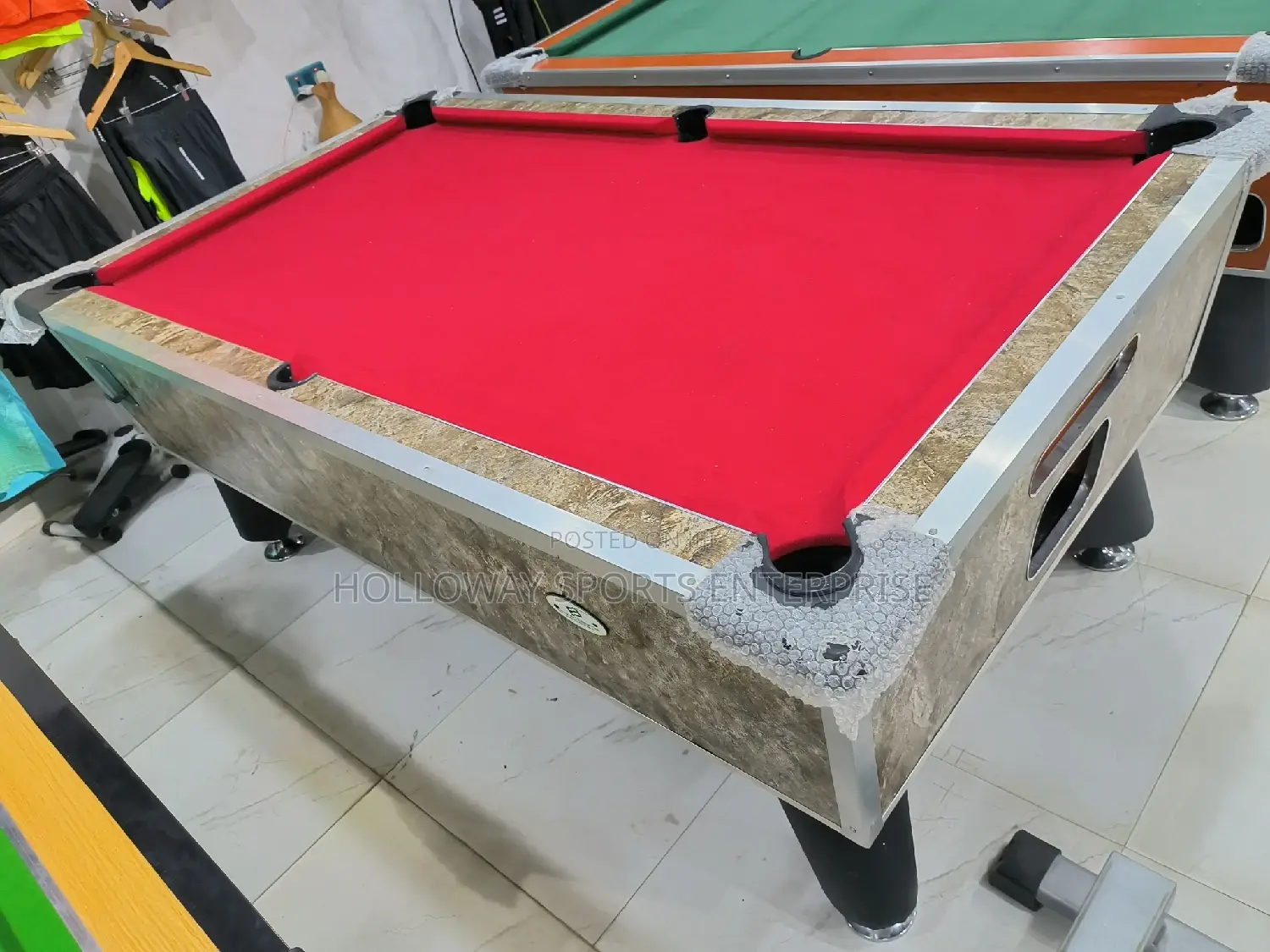 New 7ft Low Cost Pool Table RED COLOR